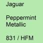 Preview: Jaguar, Peppermint Metallic, 831 / HFM.